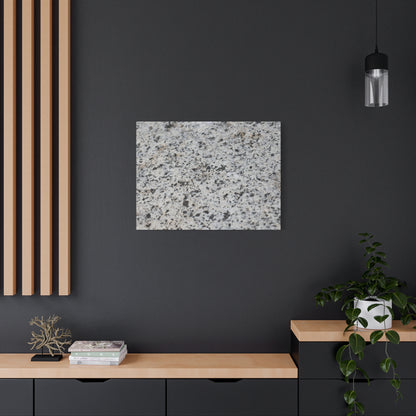 Speckled Silence - Unique Frameless Canvas Wall Art