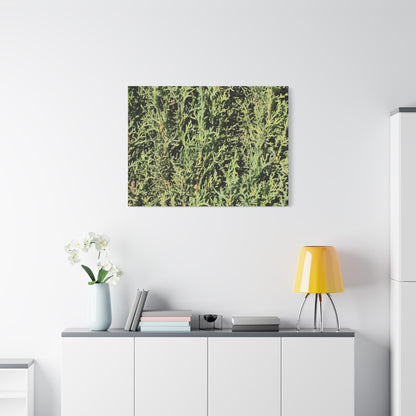 Emerald Tapestry - Unique Frameless Canvas Wall Art - Art By Earth
