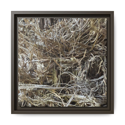 Tangled Whispers of Autumn - Unique Stretched Canvas Wall Art