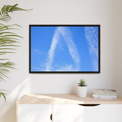Skyward Whispers - Unique Stretched Canvas Wall Art