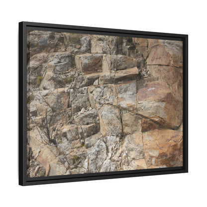 Sandstone Symphony - Unique Stretched Canvas Wall Art