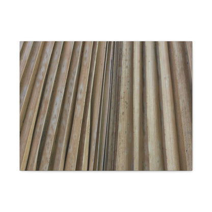 Linear Rhythm - Unique Frameless Canvas Wall Art