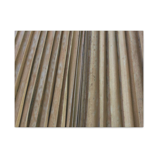 Linear Rhythm - Unique Frameless Canvas Wall Art