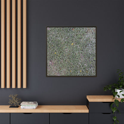 Grassy Texture - Unique Stretched Canvas Wall Art