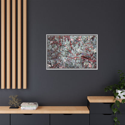 Whispers of Sage - Unique Stretched Canvas Wall Art