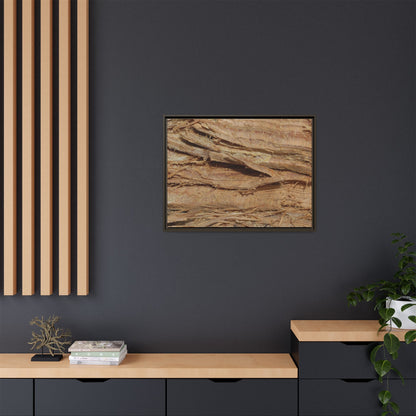 Splintered Bark - Unique Stretched Canvas Wall Art