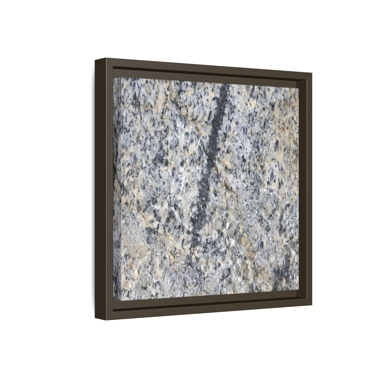 Granite Bubbles - Unique Stretched Canvas Wall Art