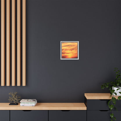 Burning Skies - Unique Stretched Canvas Wall Art