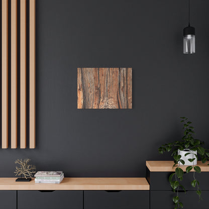 Bark's Ancient Whispers - Unique Frameless Canvas Wall Art