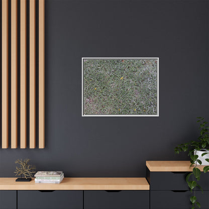 Grassy Texture - Unique Stretched Canvas Wall Art