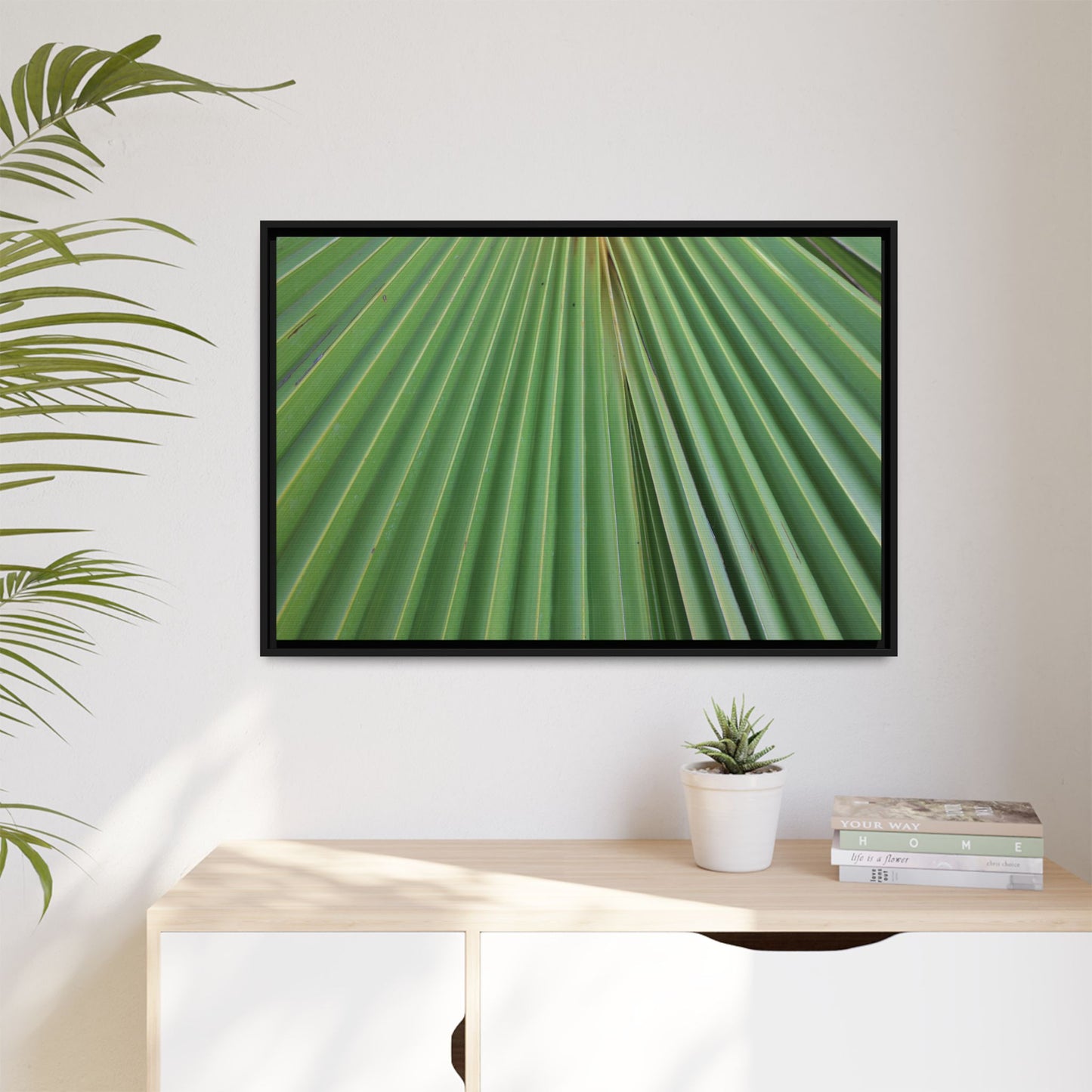 Verdant Veins - Unique Stretched Canvas Wall Art