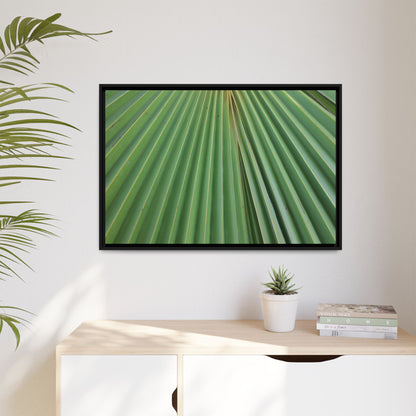 Verdant Veins - Unique Stretched Canvas Wall Art