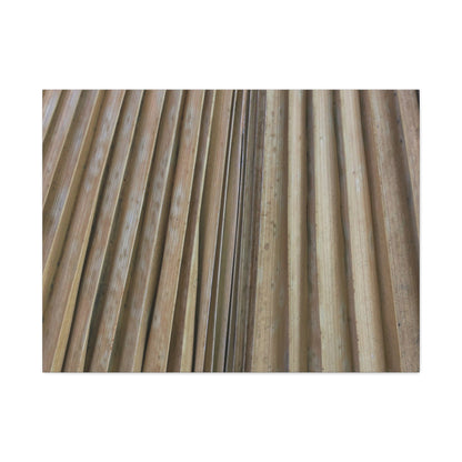 Linear Rhythm - Unique Frameless Canvas Wall Art