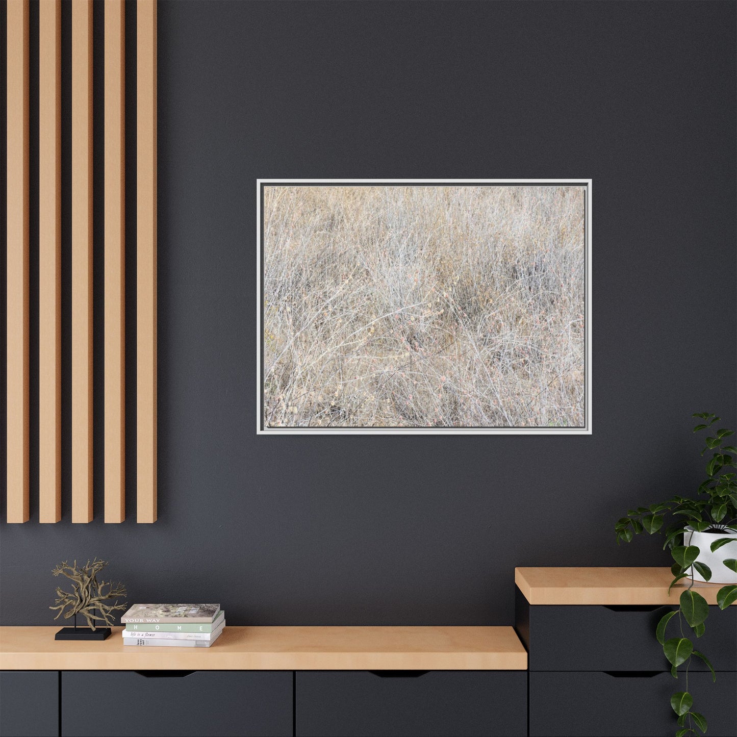 Whispers of Dry Grass - Unique Stretched Canvas Wall Art - Art By Earth