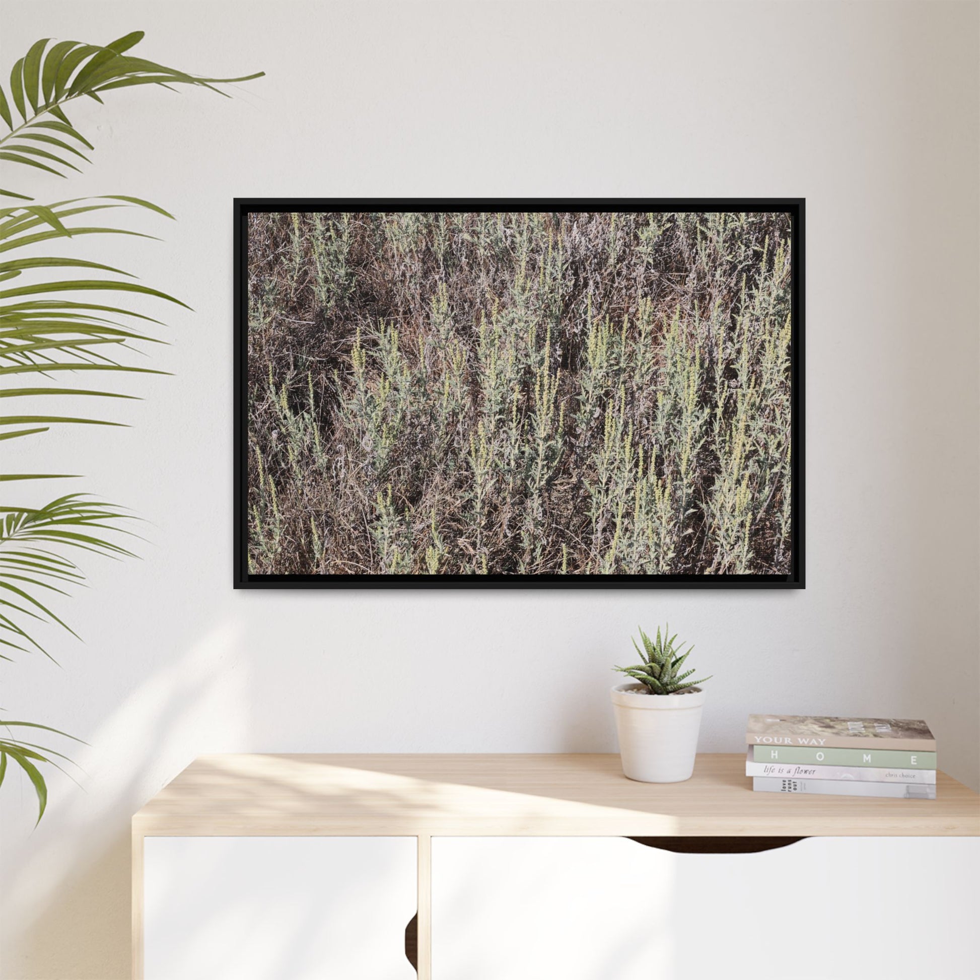 Sage Fields Forever - Unique Stretched Canvas Wall Art - Art By Earth
