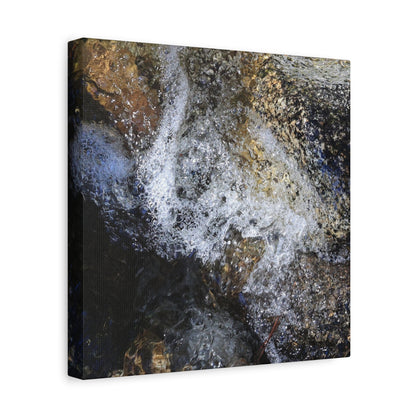 Liquid Stone - Unique Frameless Canvas Wall Art
