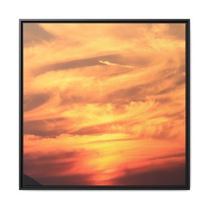 Burning Skies - Unique Stretched Canvas Wall Art