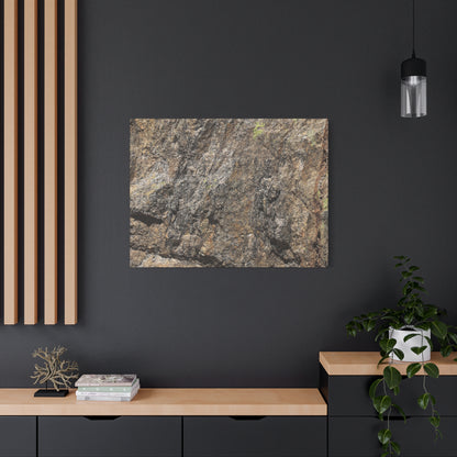 Weathered Stone Secrets - Unique Frameless Canvas Wall Art