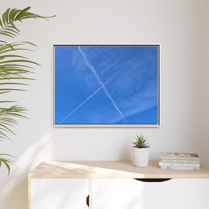 Sky Crossroads - Unique Stretched Canvas Wall Art