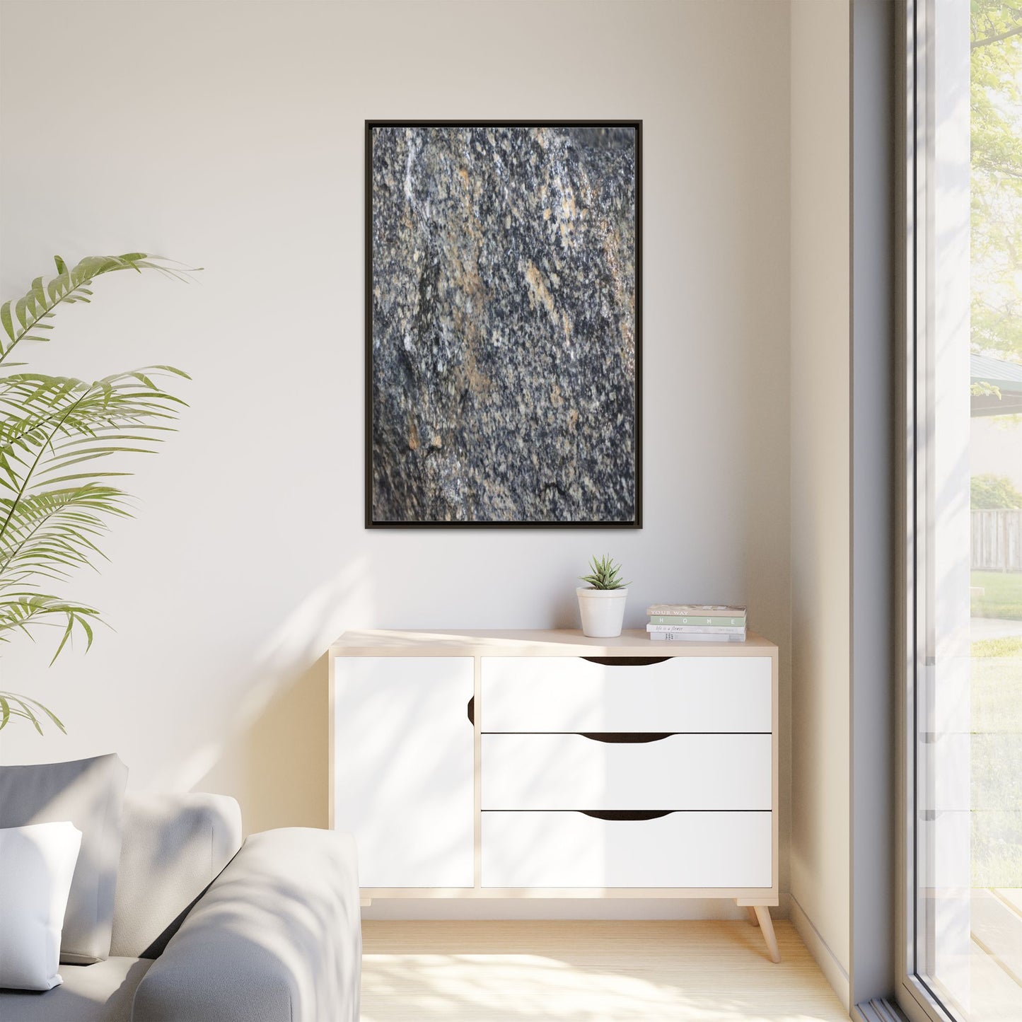 Crystalline Echoes - Unique Poster Wall Art