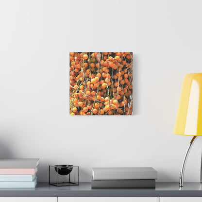 Orange Harvest - Unique Frameless Canvas Wall Art