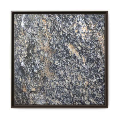 Crystalline Echoes - Unique Stretched Canvas Wall Art