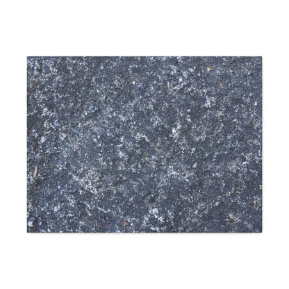 Frozen Whispers of Stone - Unique Frameless Canvas Wall Art