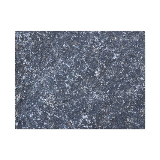 Frozen Whispers of Stone - Unique Frameless Canvas Wall Art