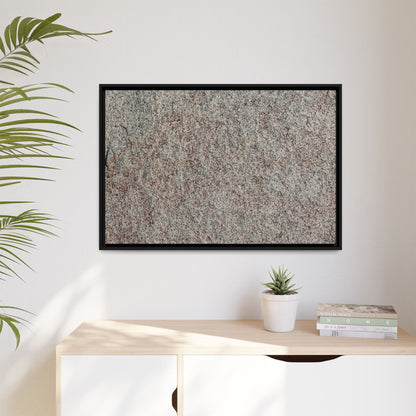 Granular Whispers - Unique Stretched Canvas Wall Art