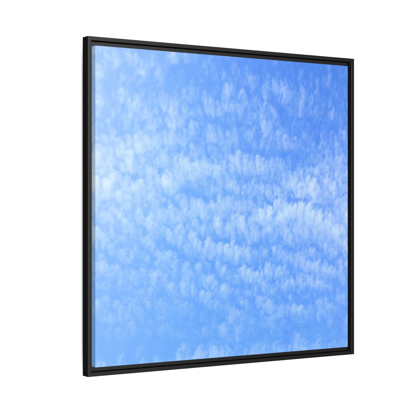 Wispy Blue Dreams - Unique Stretched Canvas Wall Art