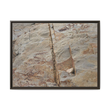 Sedimentary Symphony - Unique Stretched Canvas Wall Art
