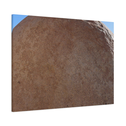 Stone Sphere of Silence - Unique Frameless Canvas Wall Art