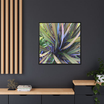 Radiant Leaves - Unique Stretched Canvas Wall Art