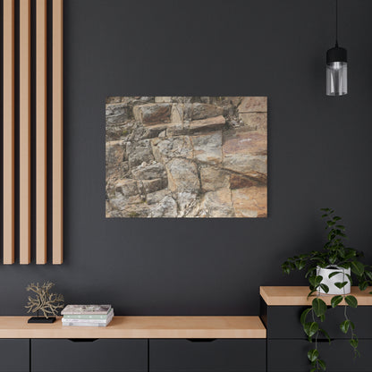 Stone Memories - Unique Frameless Canvas Wall Art