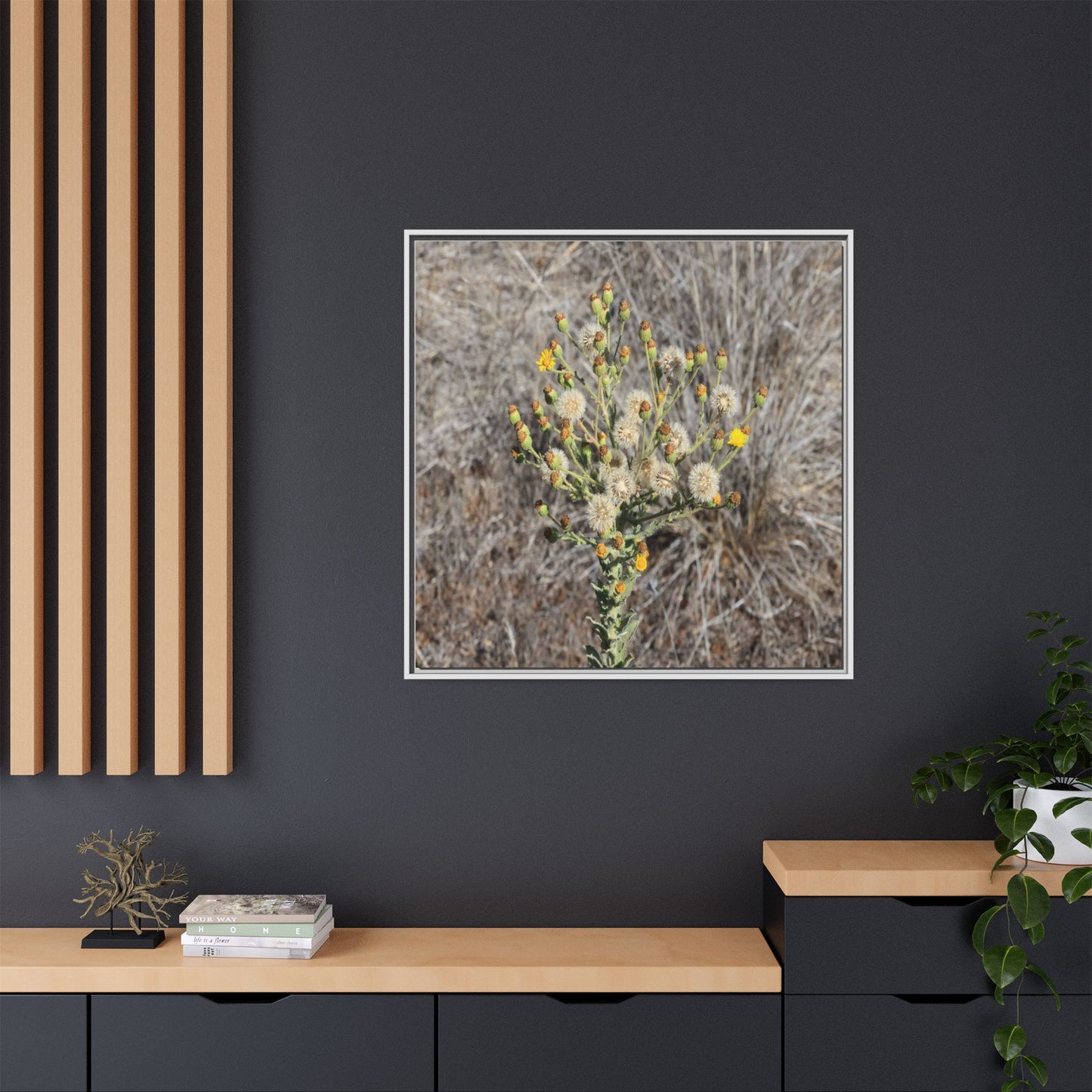 Whispers of the Dry Grass - Unique Stretched Canvas Wall Art - Art By Earth