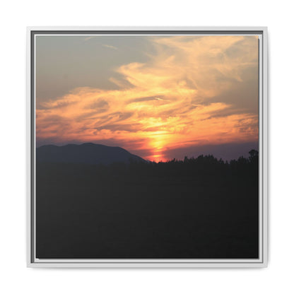 Gilded Horizon - Unique Stretched Canvas Wall Art