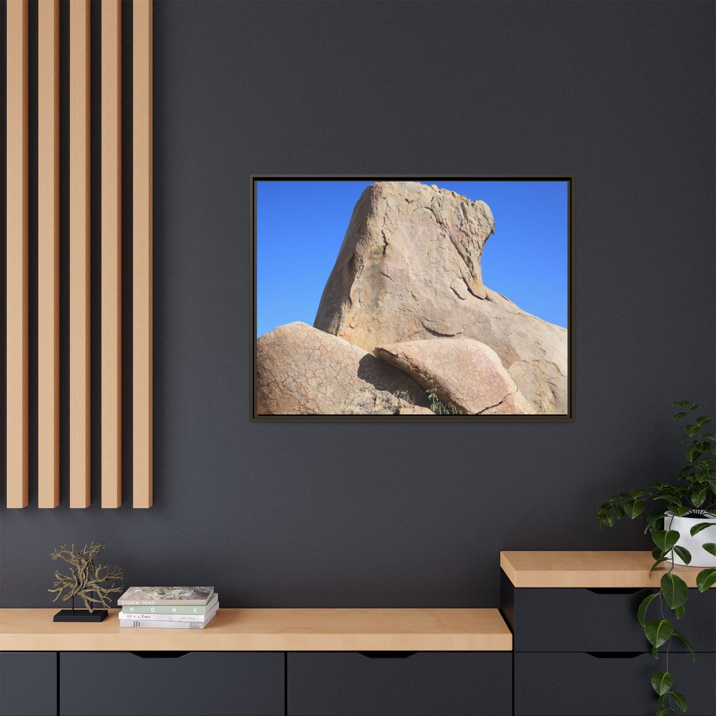 Rocky Sentinel - Unique Stretched Canvas Wall Art