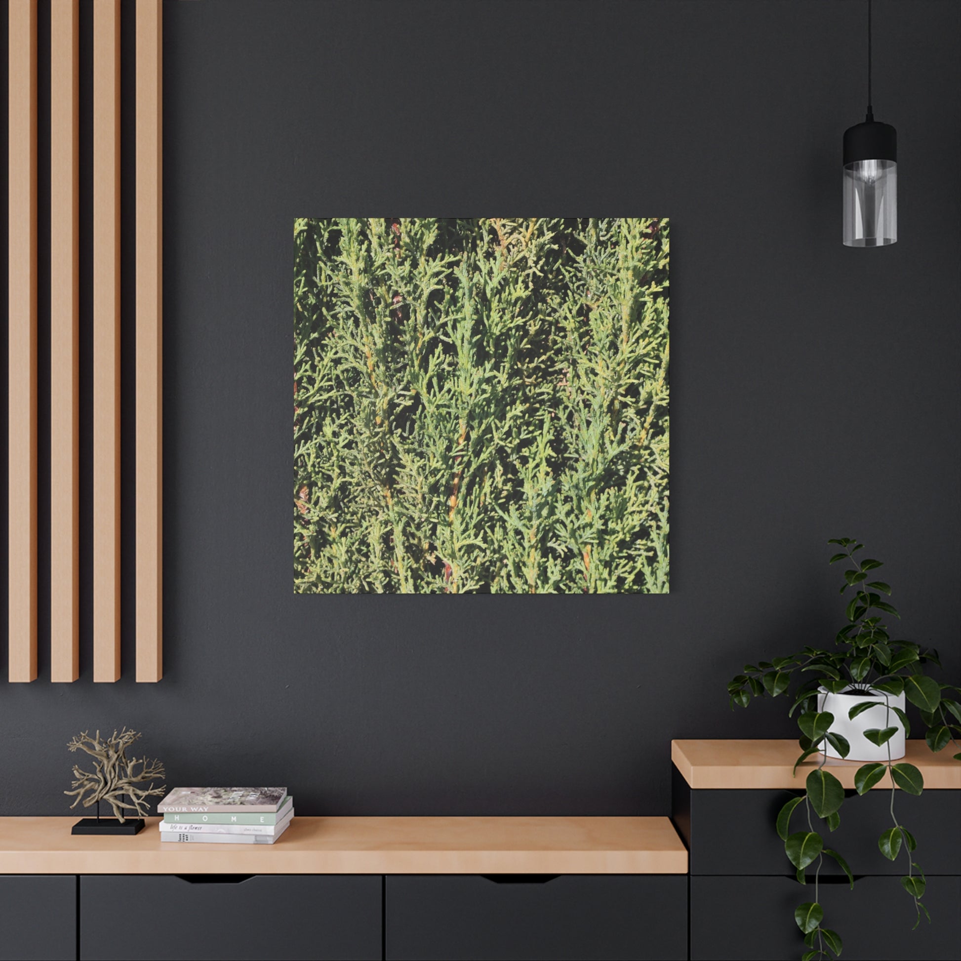 Emerald Tapestry - Unique Frameless Canvas Wall Art - Art By Earth