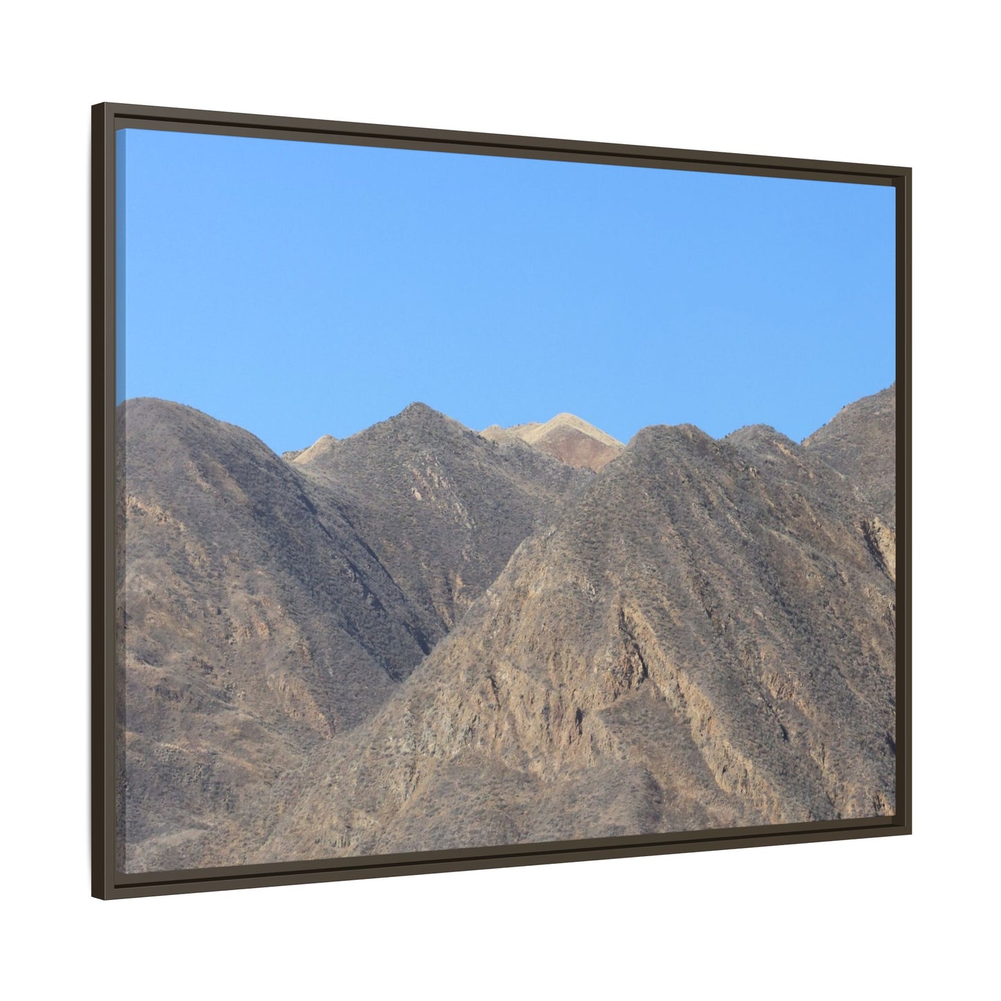 Echoes of Barren Peaks - Unique Stretched Canvas Wall Art - Art By Earth