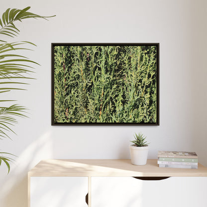 Emerald Labyrinth - Unique Stretched Canvas Wall Art - Art By Earth
