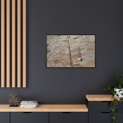 Sedimentary Symphony - Unique Stretched Canvas Wall Art