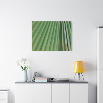 Palm Pulse - Unique Frameless Canvas Wall Art