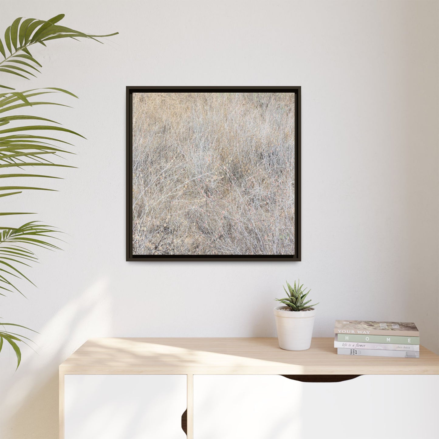 Whispers of Dry Grass - Unique Stretched Canvas Wall Art - Art By Earth