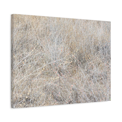 Tangled Whispers of Autumn's Fading Breath - Unique Frameless Canvas Wall Art - Art By Earth