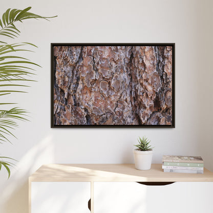 Woody Layers - Unique Stretched Canvas Wall Art