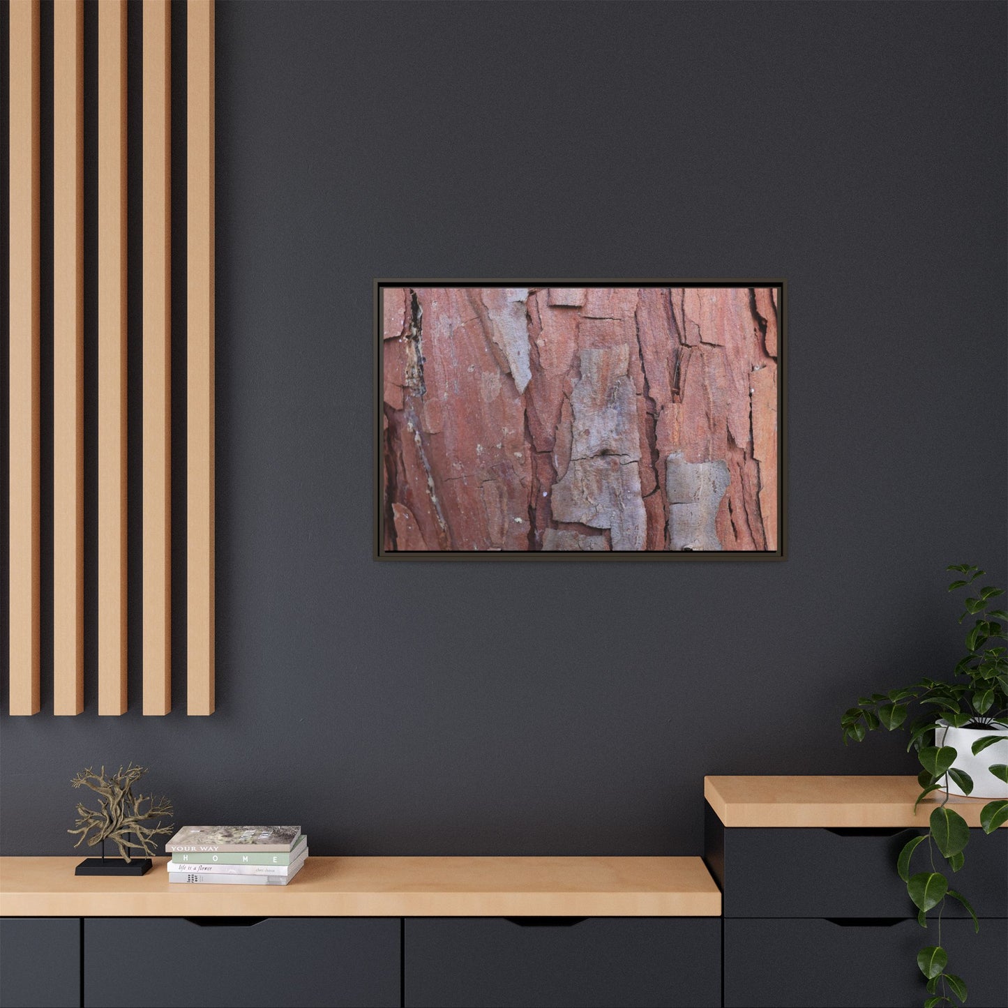 Peeling Bark - Unique Stretched Canvas Wall Art