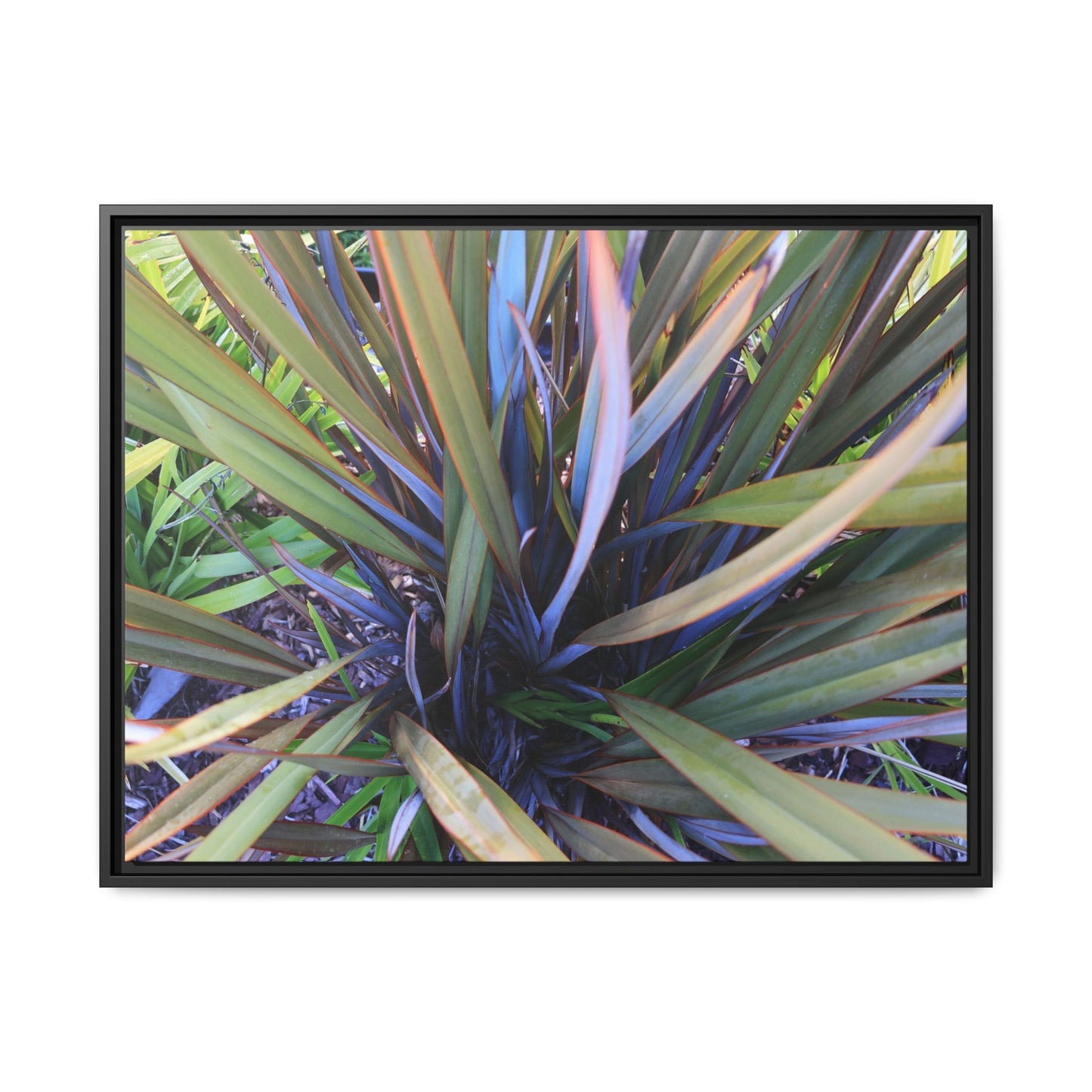 Radiant Leaves - Unique Stretched Canvas Wall Art