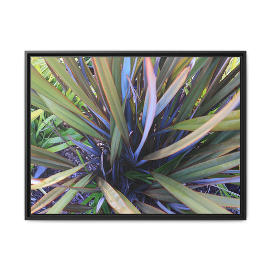 Radiant Leaves - Unique Stretched Canvas Wall Art