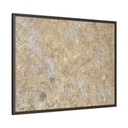 Bubbling Sand - Unique Stretched Canvas Wall Art