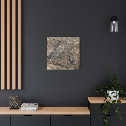 Weathered Stone Secrets - Unique Frameless Canvas Wall Art